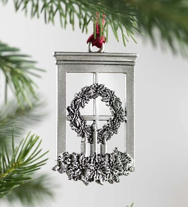 🎅BUY MORE SAVE MORE🎁Solid Pewter Christmas Tree Ornament