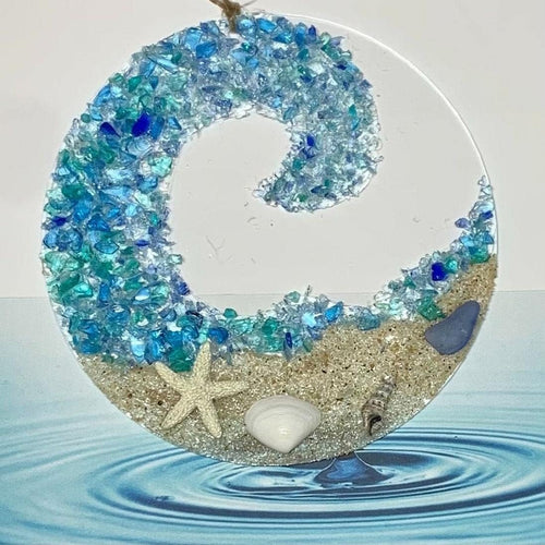 Christmas Tree Beach Ornament