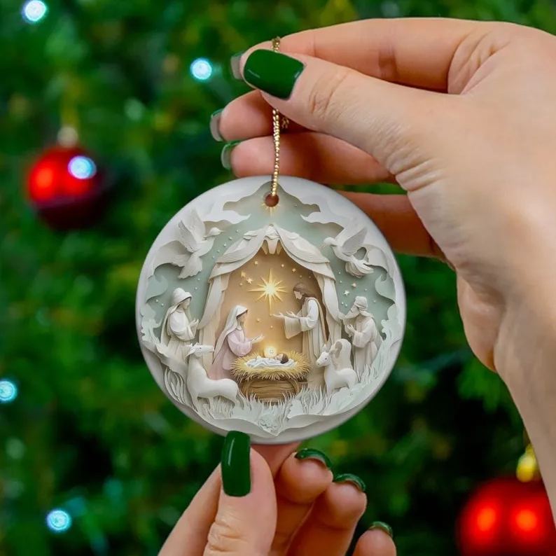 Nativity Christmas Ornament